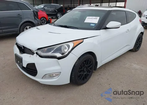 2013 Hyundai Veloster Base W/Gray z USA, uszkodzony, nr VIN KMHTC6ADXDU174290